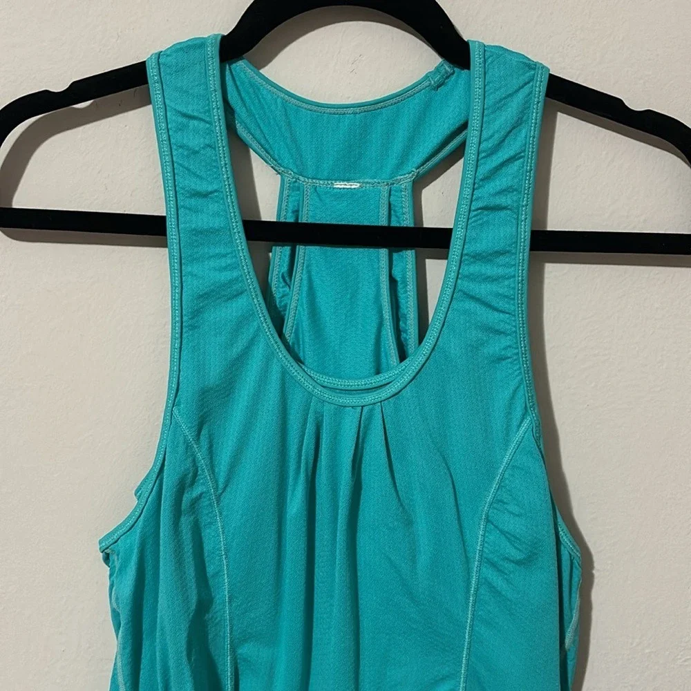 Vintage Lululemon Teal Mini Dress‎ Racerback Tank Sleeveless